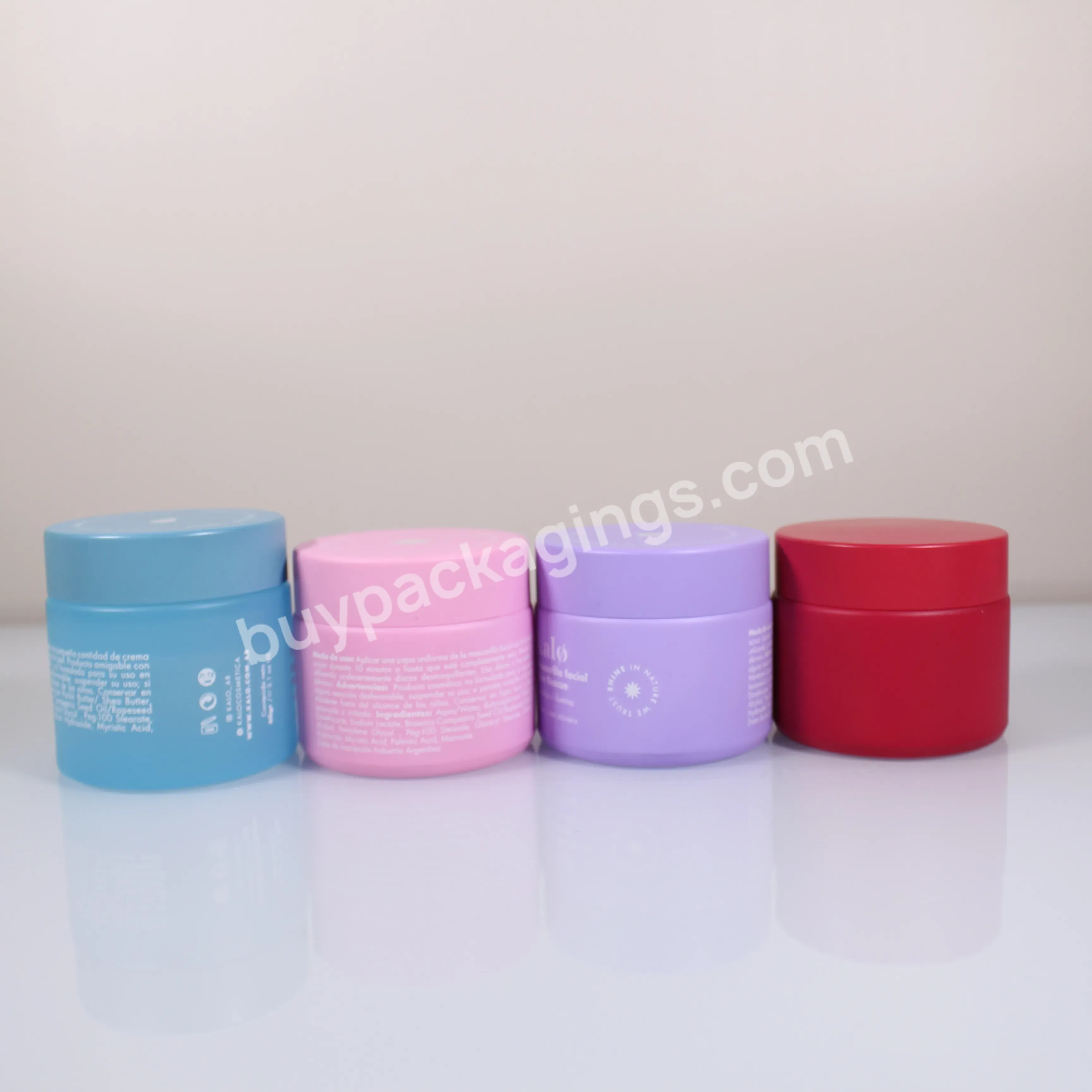 Wide Mouth Ceramic Glass 100g 50g 50g 30g 60g 200g Frosted Pink Purple Blue Green Cosmetic Cream Jar - Buy Chinese Price Cosmetics Amino Acid Cream Glass Jar,100g 200g Brown Green Glass Jar Cosmetics Cream,Factory Direct Sale Cosmetic Packaging Conta
