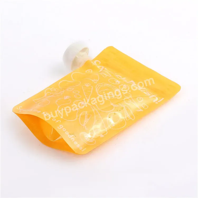 Widely Use High Cost Performance Clear Drink Stand Up Spout Pouch - Buy Stand Up Pouch With Corner Spout,Pouch With Spout,Reusable Spout Pouch.