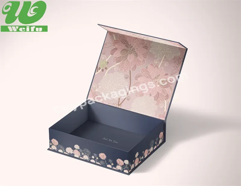 Wig Packaging Folding Gift Box For Valentines Day Boxes Magnetic Gift Box - Buy Custom Gift Boxes For Clothing Packaging Box,Black Magnetic Closure Gift Garment Packaging Box,Wig Packaging Folding Gift Box For Valentines Day Boxes Magnetic Gift Box.