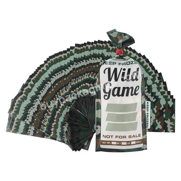 Wild Game Freezer Bags Meat Bags For Your Ground Meat Packaging - Buy Meat Packaging,Wild Game Freezer Bags,Wild Game Meat Bags.
