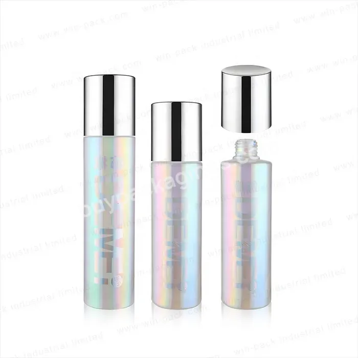 Win-pack Glass Lotion Perfume Bottle 30ml Luxury Uv Coating Cosmetic Glass Bottle With Stopper Screen Printing Personal Care - Buy Glass Lotion Bottle,Perfume Bottle,Cosmetic Glass Bottle.