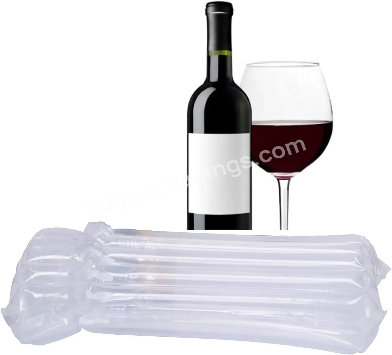 Wine Bottle Protector Bags Bubble Cushion Wrap Airplane Travel,Safety Shipping Packaging Bags For Glass Bottles In Transport - Buy Air Bags,Air Column Bags Packaging,Inflatable Air Column Bag.