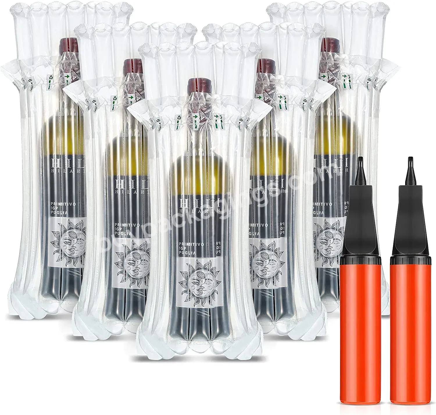 Wine Bottle Protector Bags Bubble Cushion Wrap Airplane Travel,Safety Shipping Packaging Bags For Glass Bottles In Transport - Buy Air Bags,Air Column Bags Packaging,Inflatable Air Column Bag.