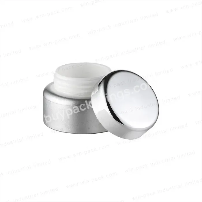 Winpack Cosmetic Shiny Silver Uv Coated Plastic Jar For Cream Package - Buy Cosmetic Jar,Plastic Cosmetic Jar,Uv Cream Jar.