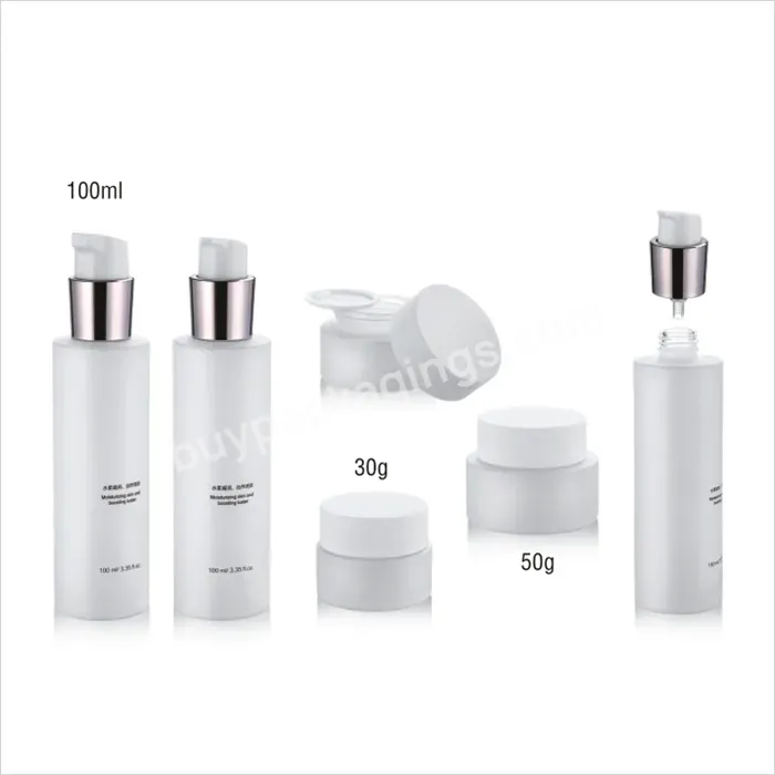 Winpack Eco Friendly Lotion Round Glass Bottle 120ml With Aluminum Collar - Buy Lotion Bottle 120ml,Round Lotion Bottle 120ml,Aluminum Collar Lotion Bottle 120ml.
