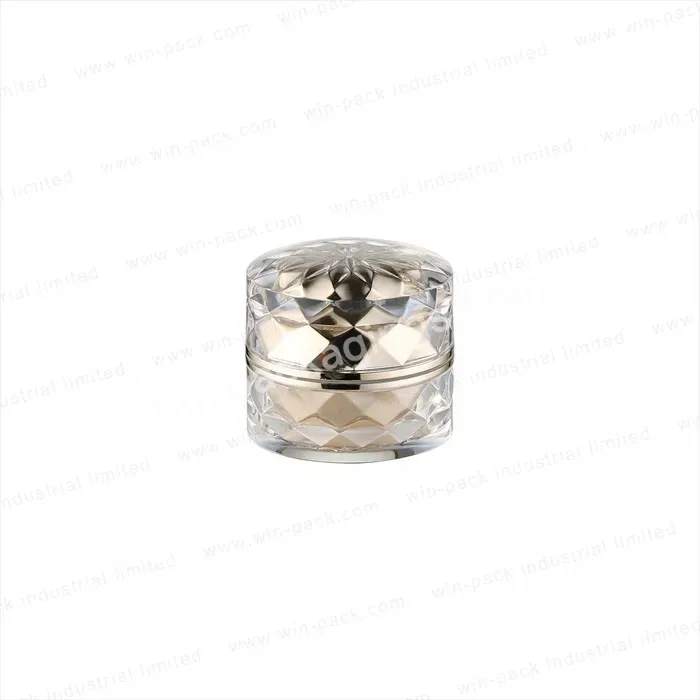 Winpack Luxury Empty Cosmetic Cream Plastic Round Jar With Mini Capacity - Buy Cosmetic Jar,Plastic Jar For Cream,Luxury Cream Jars.