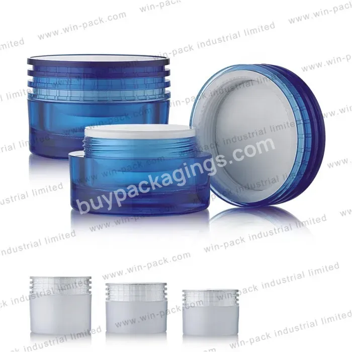 Winpack Shiny Blue 15g Cosmetics Luxurious Acrylic Jar For Face Care - Buy Luxurious Acrylic Jar,Cosmetics Acrylic Jar,15g Acrylic Jar.