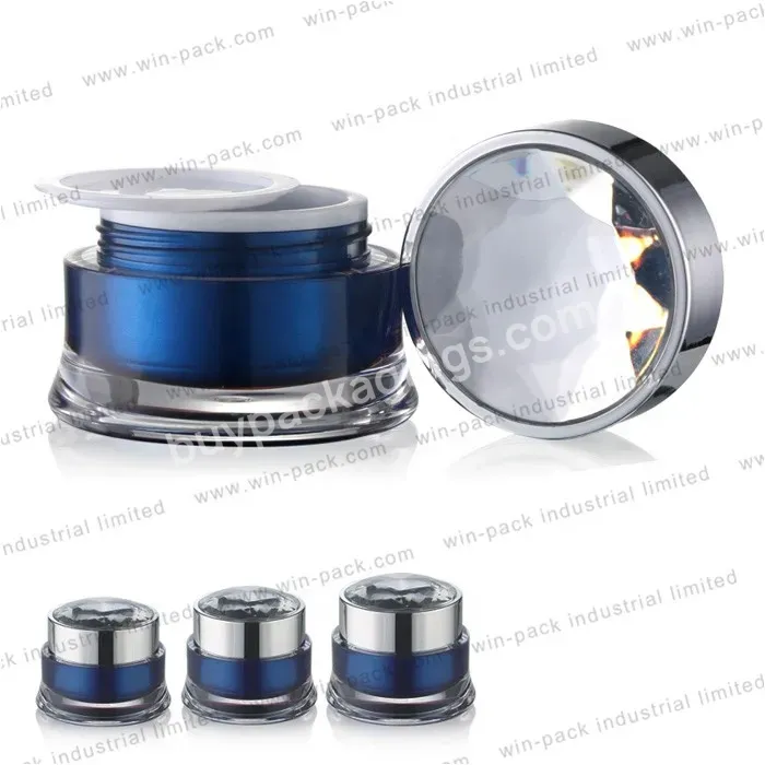 Winpack Top Selling Empty Acrylic Cream Jar With Lid Cosmetic Packing - Buy Acrylic Jar With Lid,Cream Acrylic Jar With Lid,Cosmetic Packing Acrylic Jar With Lid.