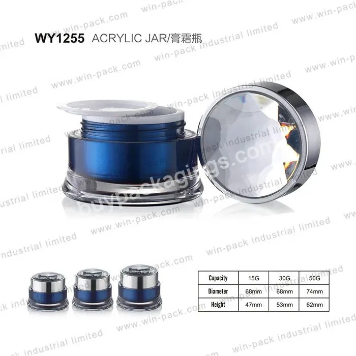 Winpack Top Selling Empty Acrylic Cream Jar With Lid Cosmetic Packing - Buy Acrylic Jar With Lid,Cream Acrylic Jar With Lid,Cosmetic Packing Acrylic Jar With Lid.