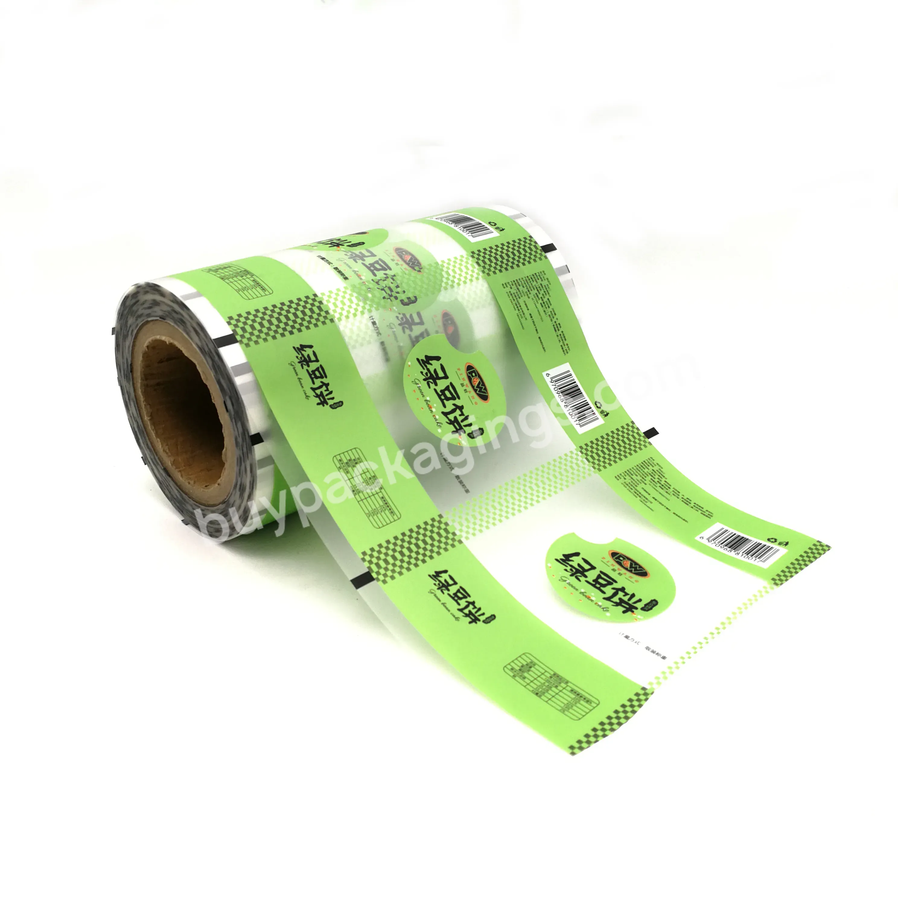 Wrapping Paper Roll Customized Logo Soft Laminated Food Plastic Film Roll For Food Packaging - Buy Plastic Film Rolls,Roll Film Packaging,Laminated Roll Film.
