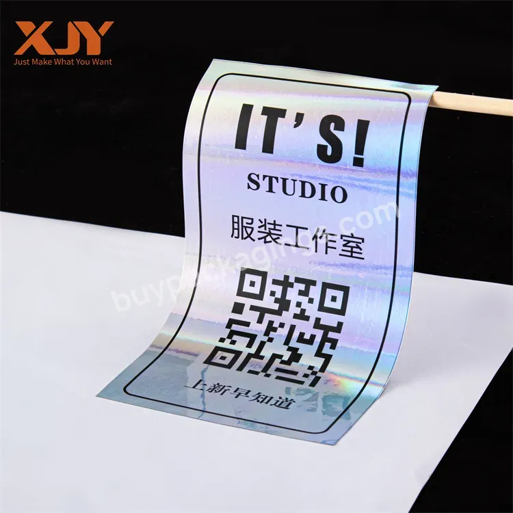 Xjy Adhesive Die Cut Holographic Embossed Waterproof Logo Stickers Gel 3d Resin Dome Epoxy Stickers - Buy Hot Sale Die Cut Logo Reflective Rainbow Glitter Custom Hologram Holographic Sticker,Best Sale Custom High Quality Vinyl Holographic Waterproof