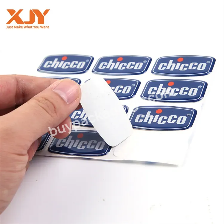Xjy Clear Epoxy Resin Label Dome Logo Sticker Self Adhesive 3d Label Crystal Metal Printing Epoxy Decal Sticker - Buy Epoxy Logo Stickers,Custom Epoxy Sticker,3d Epoxy Sticker.