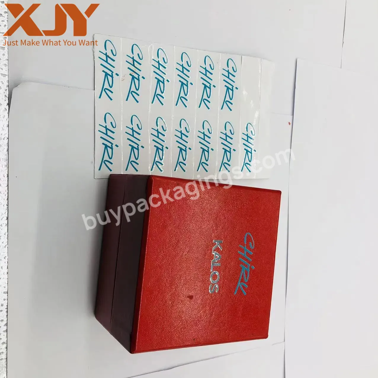 Xjy Custom Design Luxury Perfume Uv Waterproof Glass Bottles Label Transfer Stickers Logo Print Sticker