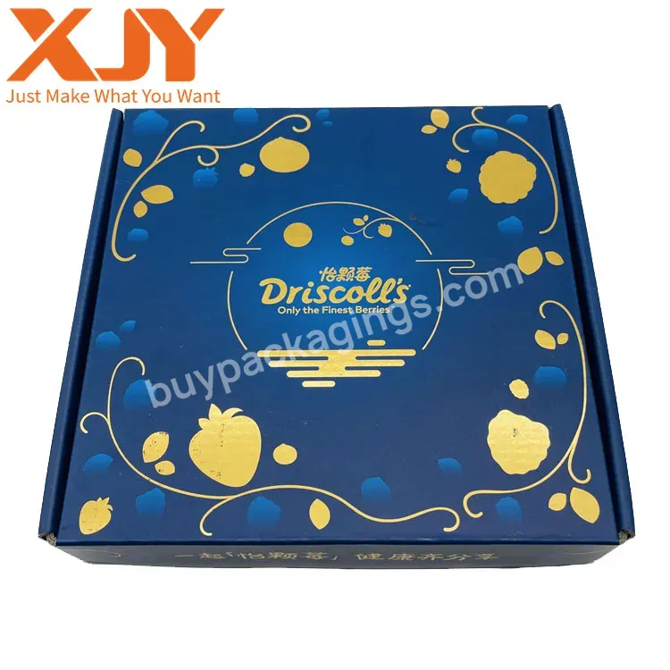 Xjy Custom Moving Corrugated Box Brown Fruit Box With Divider Layers Orange Avocado Strawberry Packaging - Buy Lunch Box Disposable Takeaway Salad Packing Box Window Food Light Food Square Cowhide Paper Box,Spot Cowhide Corrugated Express Carton Cowh