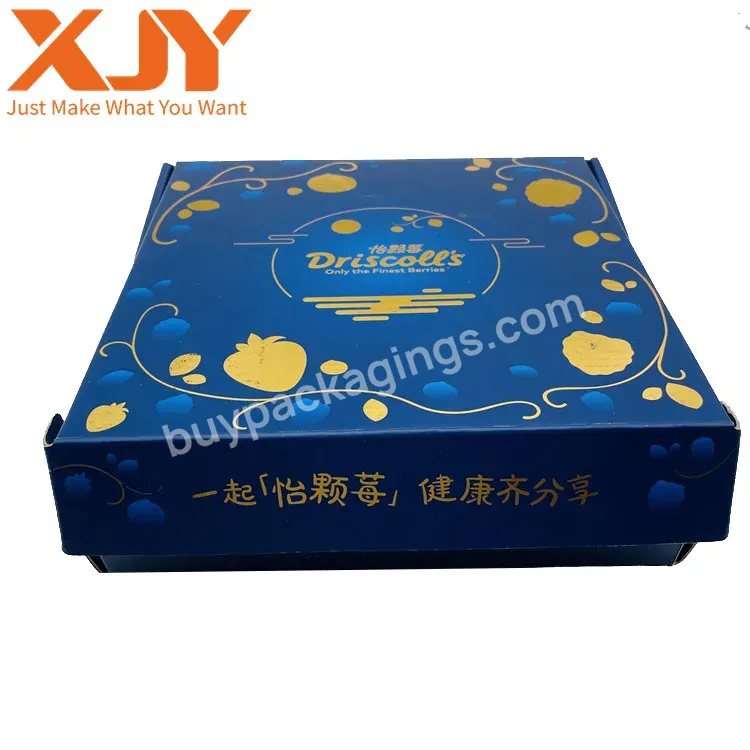 Xjy Custom Moving Corrugated Box Brown Fruit Box With Divider Layers Orange Avocado Strawberry Packaging - Buy Lunch Box Disposable Takeaway Salad Packing Box Window Food Light Food Square Cowhide Paper Box,Spot Cowhide Corrugated Express Carton Cowh