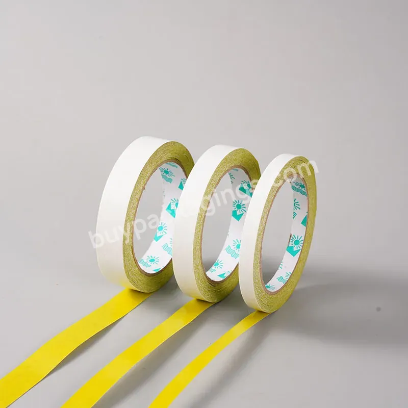 Yellow Double-sided Tape Easy To Tear Traceless Double-sided Tape - Buy Double-sided Tape For Glass,Double-sided Tapes Leather,Easy Remove Tape.