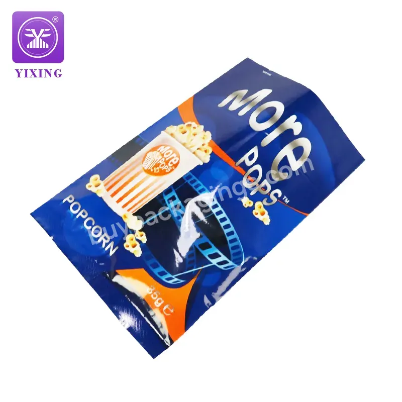 Yixing Custom Aluminum Foil Pouch Snacks Dry Food Pop Corn Potato Chips Back Seal Popcorn Food Packaging Plastic Bags - Buy Plastic Bags For Popcorn Potato Chips,Popcorn Puffed Sealable Packaging Bags,Popcorn Plastic Packaging Bag.