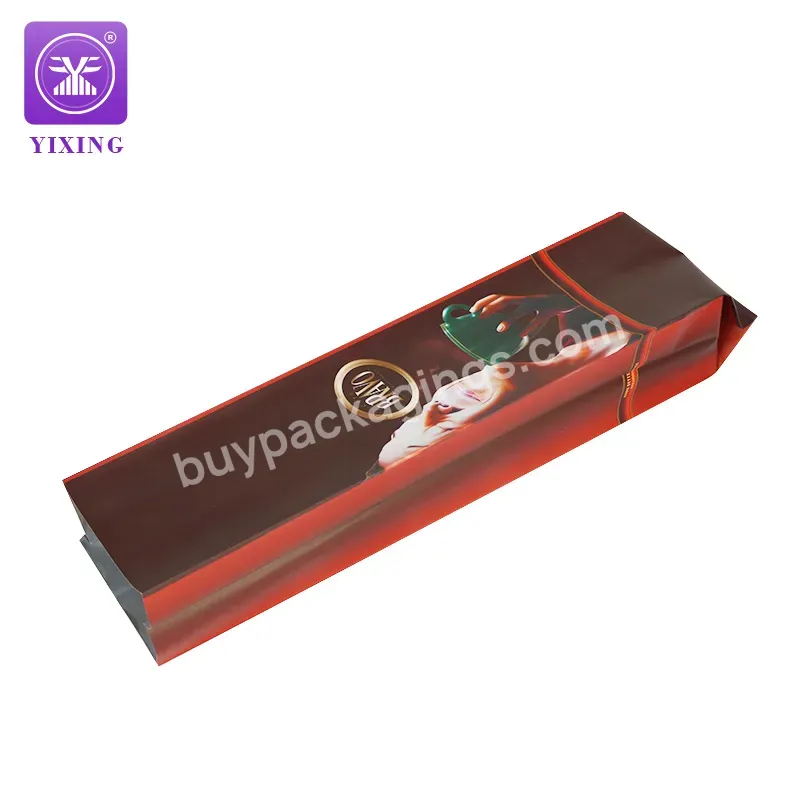 Yixing Custom Gusset Pouch Aluminium Foil Coffee Bean Packaging Bag Side Gusset Bag With Tin Tie - Buy Side Gusset Sealed Coffee Bag,250g Coffee Bag,Coffee Bean Bag.
