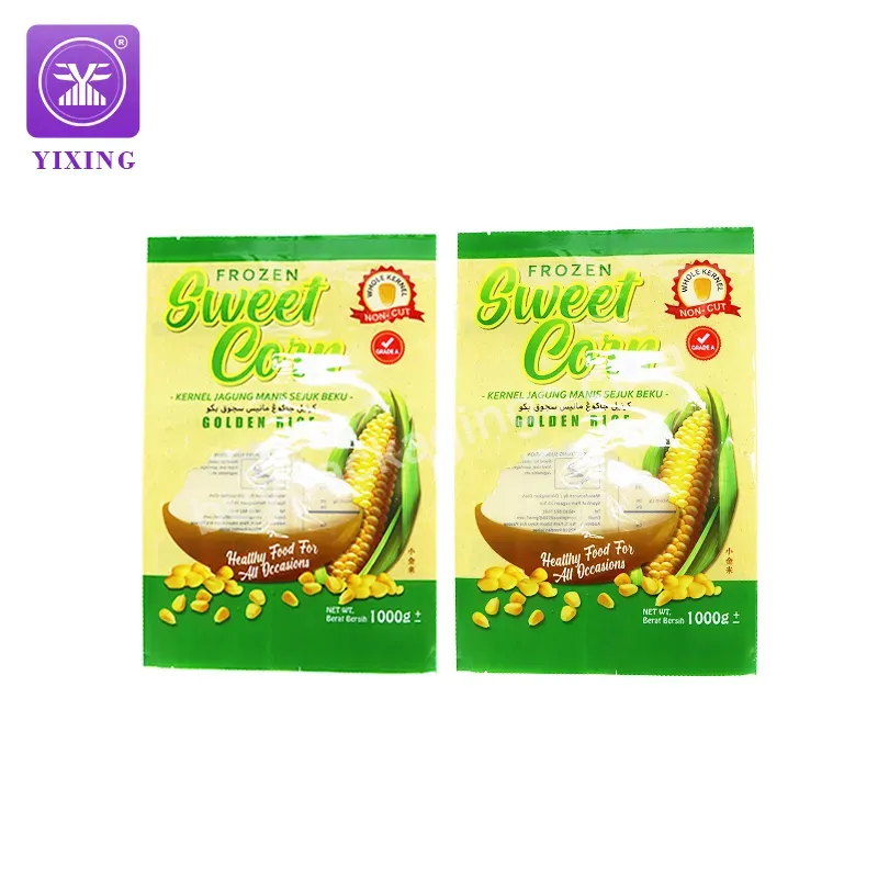Yixing Custom Heat Seal Plastic Packaging Food Grade Back Side Seal Bags For Corn Starch Wheatmeal Rice Food Storage Pouches - Buy Customized Three Side Seal Back Seal Bag,3-side Sealed Zip Lok Aluminum Foil Mylar Bags,Back Seal Bag.