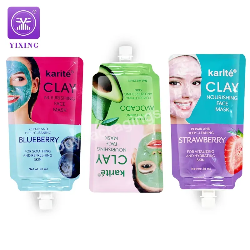 Yixing Packaging Cosmetics Rounded Nozzle Bag Cosmetic Sample Sachet Spout Pouch - Buy Sample Sachet Spout Pouch,Aluminum Foil Spout Pouch,Cosmetics Rounded Nozzle Bag.