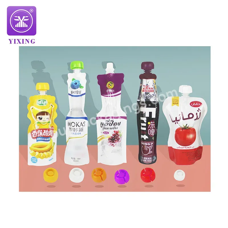 Yixing Packaging Custom Printed Drinks Special-shaped Spout Pouch For Juice - Buy Spout Pouch,Spout Pouch For Juice,Special-shaped Spout Pouch.