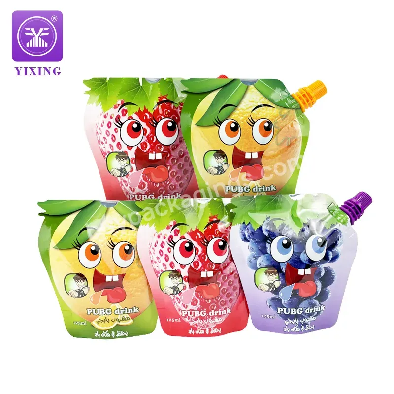 Yixing Packaging Custom Printed Drinks Special-shaped Spout Pouch For Juice - Buy Spout Pouch,Spout Pouch For Juice,Special-shaped Spout Pouch.