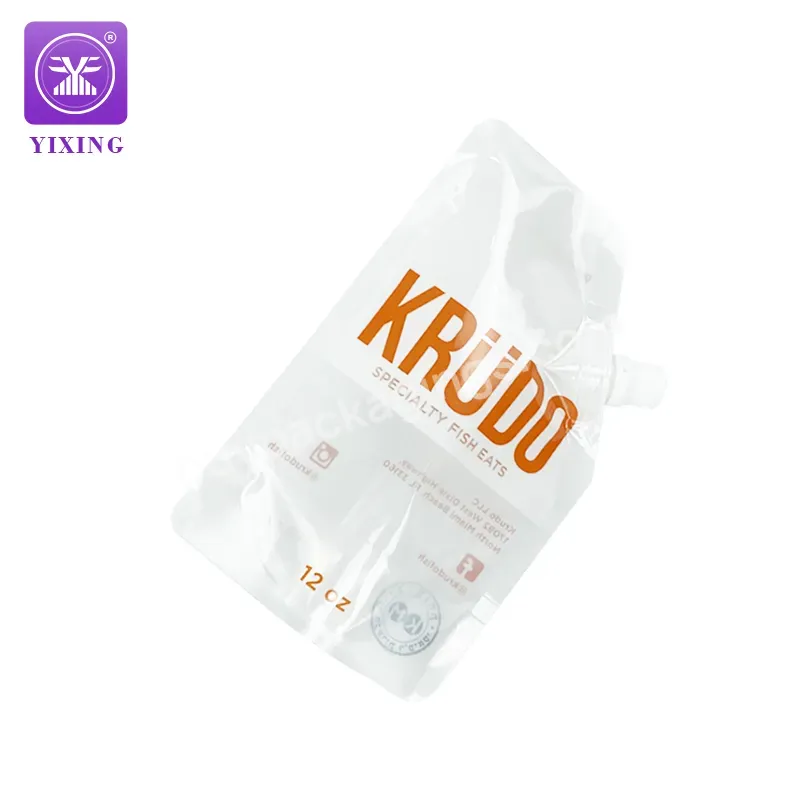 Yixing Packaging Fish Feed Bag Fish Feedstuff Spout Pouch With Transparency Window - Buy Spout Pouch,Fish Feed Bag,Fish Feed Spout Pouch.