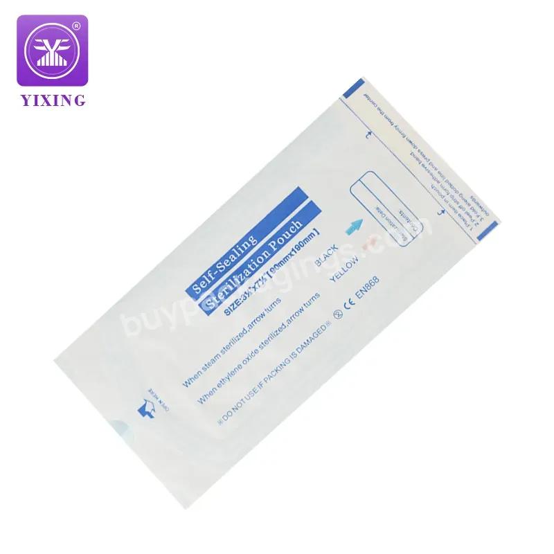 Yixing Self Sealing Sterilization Pouch Bag Clear Blue For Nail Tools Injection Syringe Packaging Bag Printing - Buy Syringe Packaging,Medicine Bag,Hospital Bag.