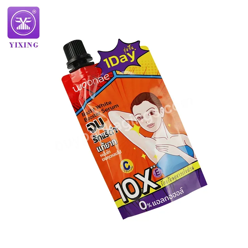 Yixing Sun Cream Pakcgaing Special-shaped Cosmetics Spout Pouch - Buy Cosmetic Bag,Special Shaped Bag,Spout Pouch.