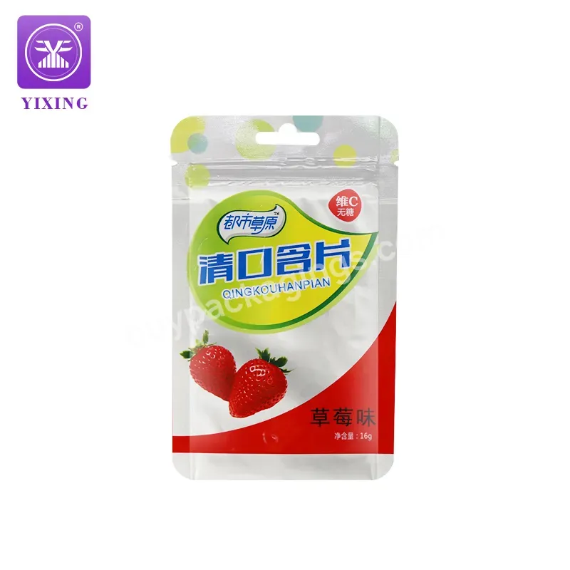 Yixing Vitamin C Rainbow Candy Packaging Bag Magic Peppermint Sweets Aluminum Foil Zipper Bag - Buy Jelly Drops Packaging Bag,Gummy Candy Bag,Three Side Sealing Bag.