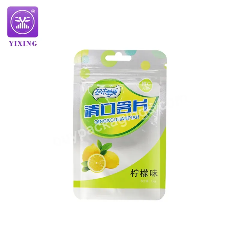 Yixing Vitamin C Rainbow Candy Packaging Bag Magic Peppermint Sweets Aluminum Foil Zipper Bag - Buy Jelly Drops Packaging Bag,Gummy Candy Bag,Three Side Sealing Bag.