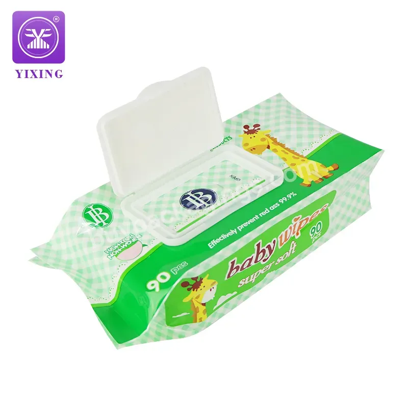 Yixing Wet Wipe Packlaging Bag Printing Eva Wet Tissue Side Gusset Bag With Lid - Buy Wet Tissue Plastic Packaging Bags,Wipe Side Gusset Pouch,Wet Tissue Plastic Bag.