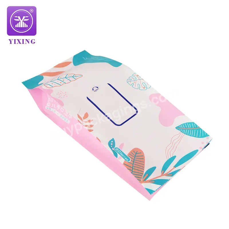 Yixing Wholesale Customized Empty Baby Wet Wipes Packaging Bags - Buy Wet Tissue Plastic Packaging Bags,Wipe Side Gusset Pouch,Wet Tissue Plastic Bag.