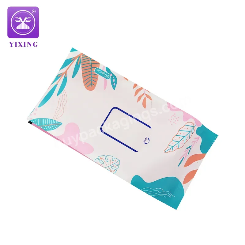 Yixing Wholesale Customized Empty Baby Wet Wipes Packaging Bags - Buy Wet Tissue Plastic Packaging Bags,Wipe Side Gusset Pouch,Wet Tissue Plastic Bag.