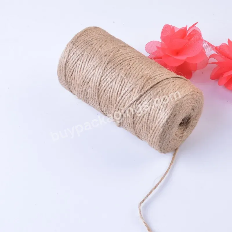 Yohpack 2mm*100m/roll Diy Natural Hemp Rope Handmade Materials Wholesale Zakka Packaging Rope Craft Accessories Jute Rope