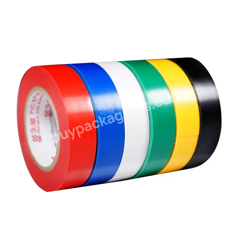 You Jiang Black Strong Flame Retardant Adhesive Fireproof Pvc Vinyl Electrical Insulating Tape