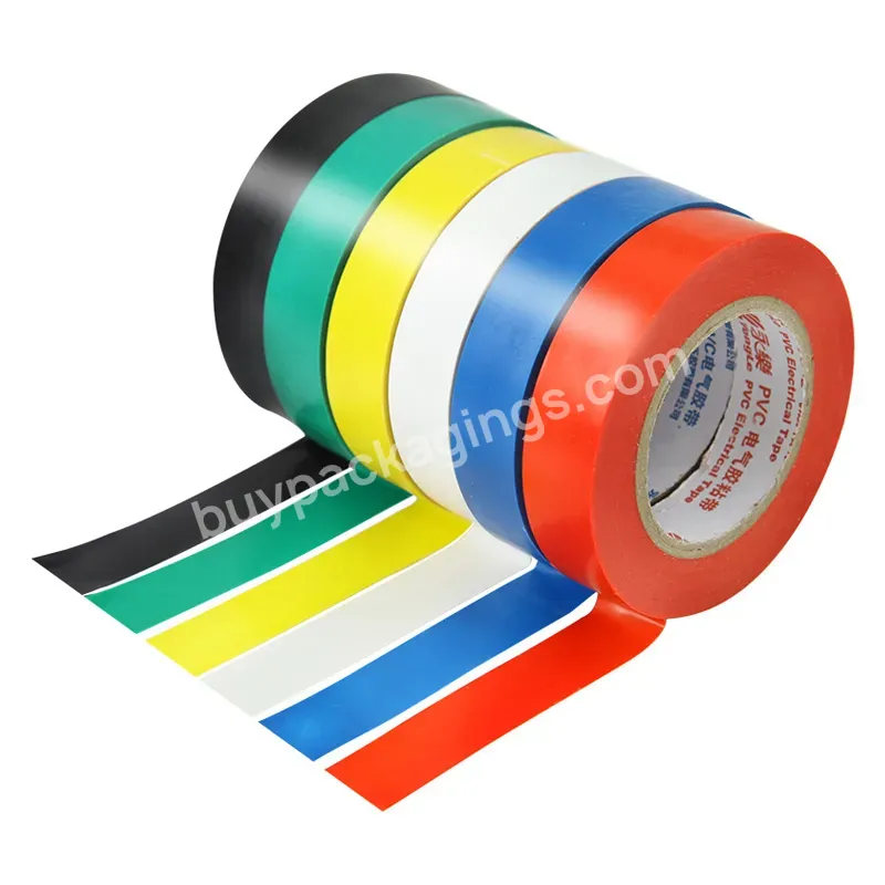 You Jiang Black Strong Flame Retardant Adhesive Fireproof Pvc Vinyl Electrical Insulating Tape