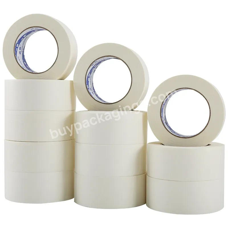 You Jiang Cheap Price No Residue Tear Crepe White/beige Color Automotive Painting Masking Paper Tape Custom Masking Tape - Buy Masking Tape For Painting,Promotional Masking Tape For Painting,Masking Tape For Car Painting.