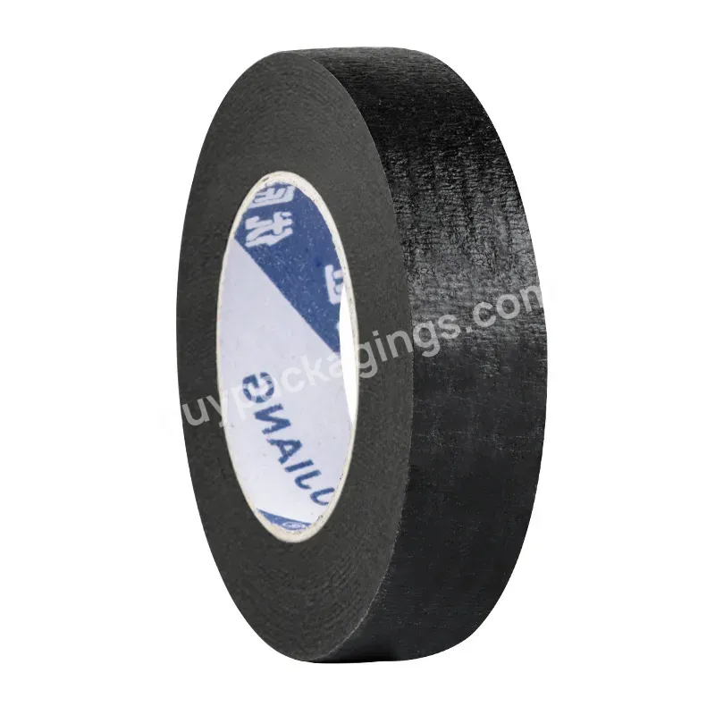 You Jiang Customized 24mm Black Masking Paper Tape For Spray Paint Protection Decoration Writing Painters Tape Black - Buy Masking Tape 2mm Black,Painters Tape Black,Black Painters Masking Tape 24 Mm.