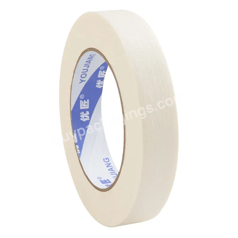 You Jiang Factory Price White 50 M General Easy To Tear Without Residue Purpose Paint Trim Wide Masking Tape - Buy General Easy To Tear Without Residue Tapes,Purpose Paint Trim Masking Tape,Wide Masking Tape.