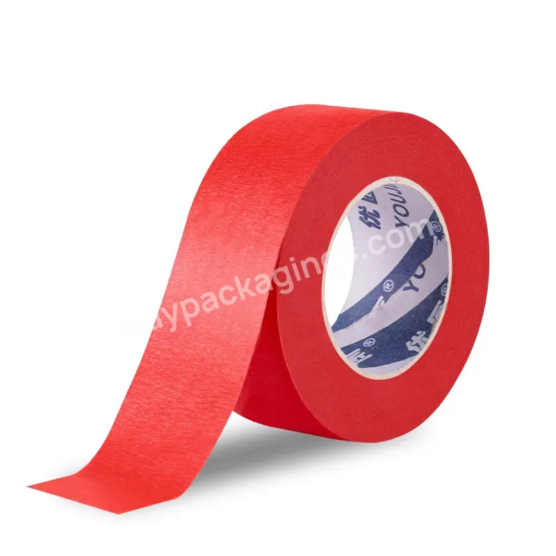 You Jiang Hand Ledger Sticker Tape Welt Hand Tear Traceless Decoration Spray Paint Masking Red Masking Tape - Buy Adhesive Masking Tape,Painting Masking Tape,Low Price Painters Masking Tape For Painting.