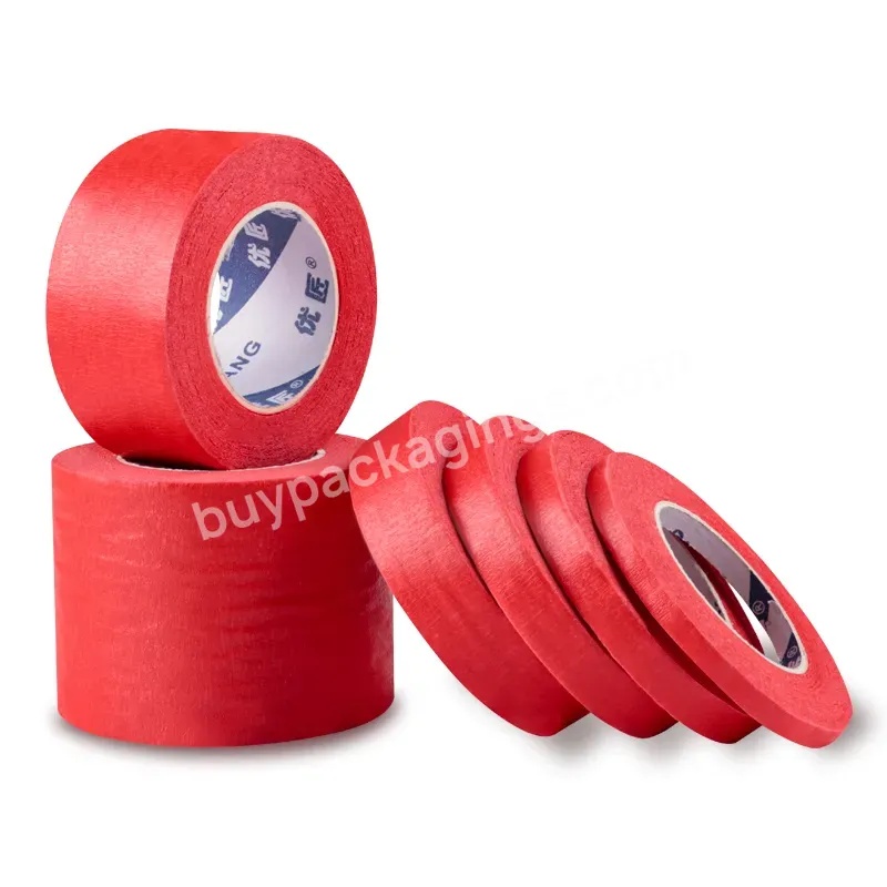 You Jiang Hand Ledger Sticker Tape Welt Hand Tear Traceless Decoration Spray Paint Masking Red Masking Tape - Buy Adhesive Masking Tape,Painting Masking Tape,Low Price Painters Masking Tape For Painting.
