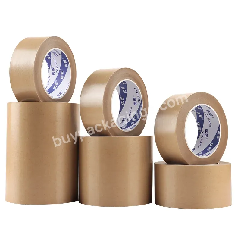 You Jiang Kraft Tape Custom Pattern Self Adhesive Packaging Coklat Kraftpapier Klebeband Mit Logo - Buy Klebeband,Klebeband Mit Logo,Doppelseitiges Klebeband.