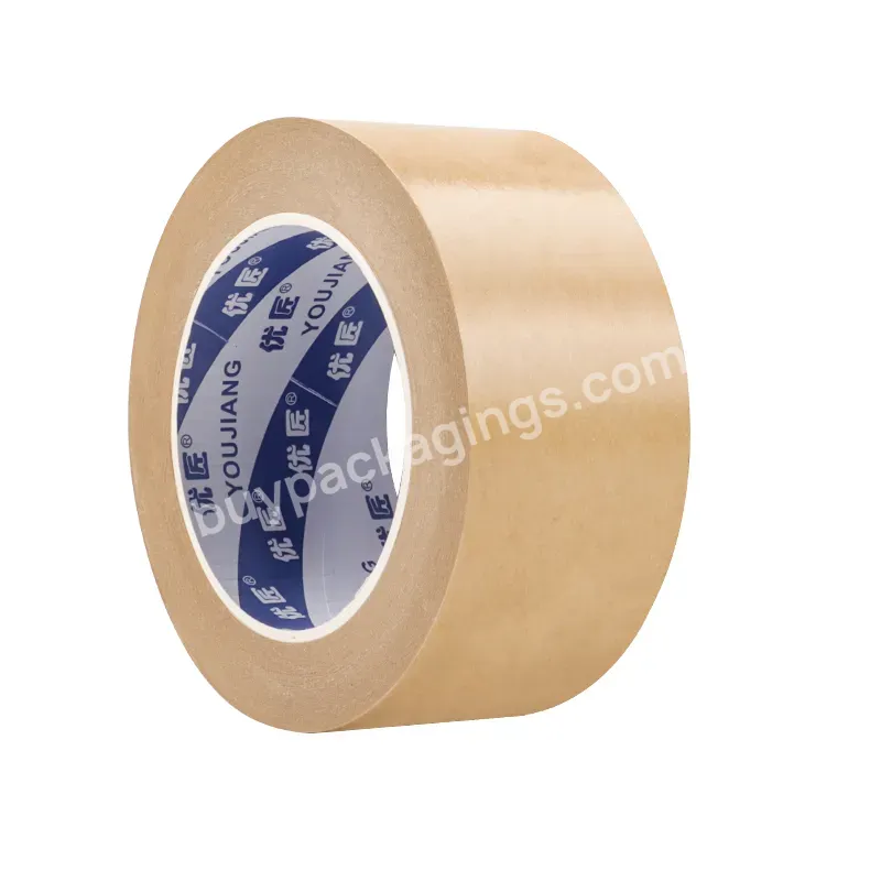 You Jiang Starch Glue High Quality Craft Glue Lined Package Logo Gum Wet Water Activated Paper Tape Biodegradable Customize