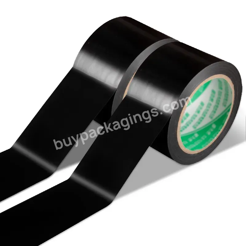 You Jiang Warning Tape Black Pvc Shading Cover Ground Protective Film Positioning Streaked Partition Pasted Floor Tape