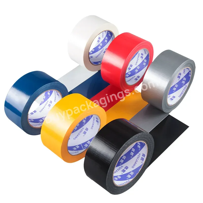 Youjiang High Quality Decorative Jumbo Roll Black Brown Custom Joining Clear Pvc Adhesive Gaffer Binding Cloth Duct Tape - Buy Gaffer Tape Pro,Gaffer Tape Cloth,Stage Black Duck Tape Cloth Duct Gaffer Tape.