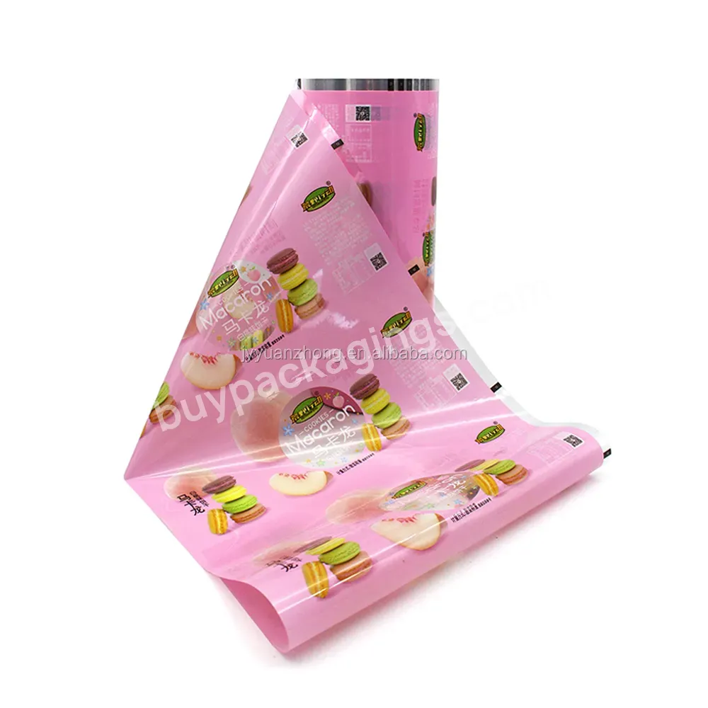Yuanzhong Pack High-quality Custom Printing Bopp/pe Wrapping Plastic Film Roll Packing Materials With Window - Buy Packing Material,Wrapping Plastic,Pe Plastic Film Roll.