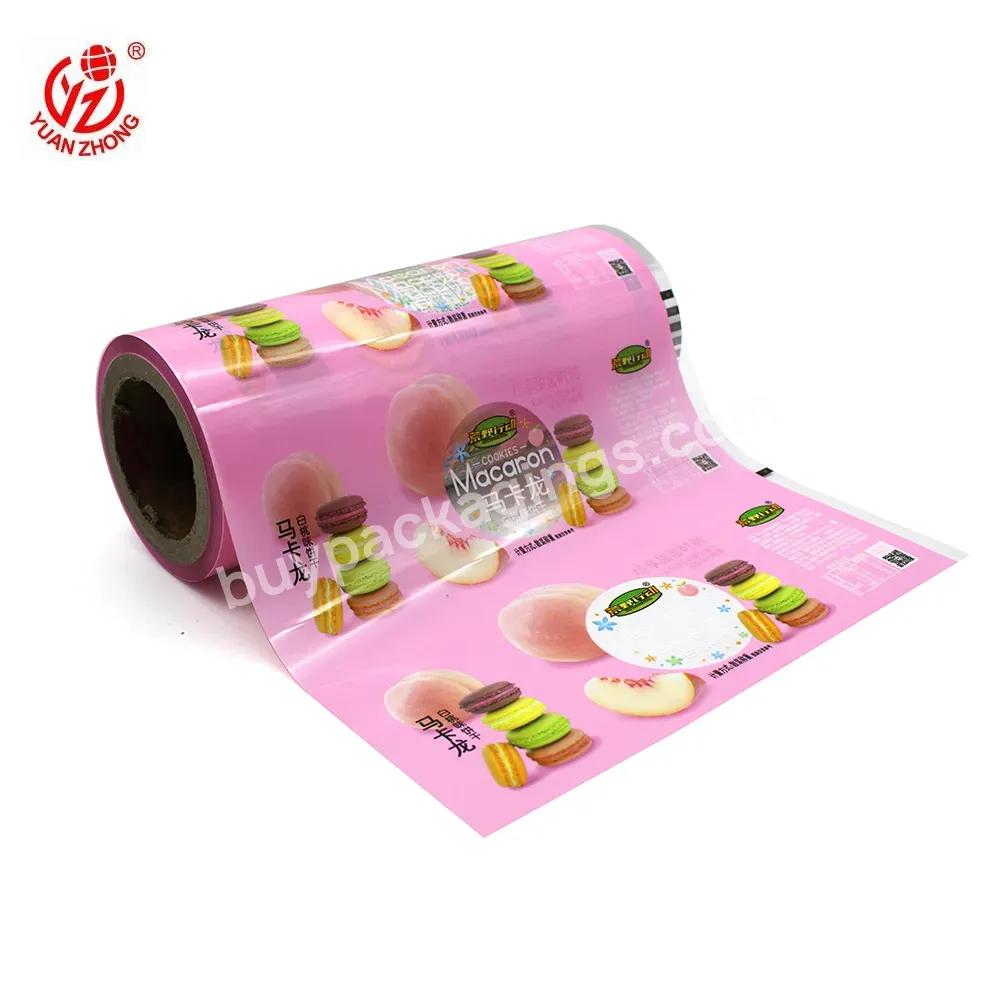 Yuanzhong Pack High-quality Custom Printing Bopp/pe Wrapping Plastic Film Roll Packing Materials With Window - Buy Packing Material,Wrapping Plastic,Pe Plastic Film Roll.