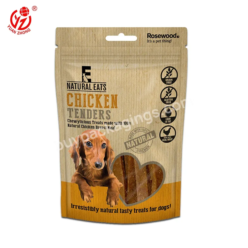 Yuanzhong Pack Wholesale Custom Plastic Packaging Ziplock Snack Bag Mylar Bag Pet Food Dog Cat Food Packaging Bag - Buy Pet Food Packaging,Pet Packaging Bag,Ziplock Bag.