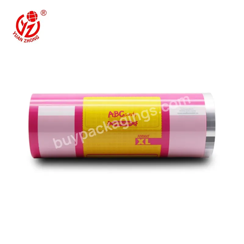 Yuanzhong Printing Manufacturer Pet Lamination Roll Film Nylon Packaging Film Instant Ramen Packaging Roll Film